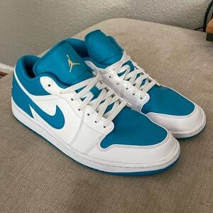 Air Jordan 1 Low Nike Turquoise/White
